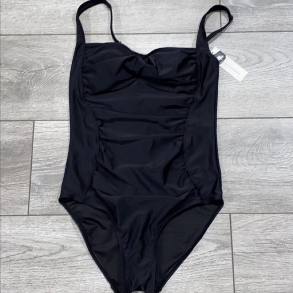 Black One Piece Bathing Suit